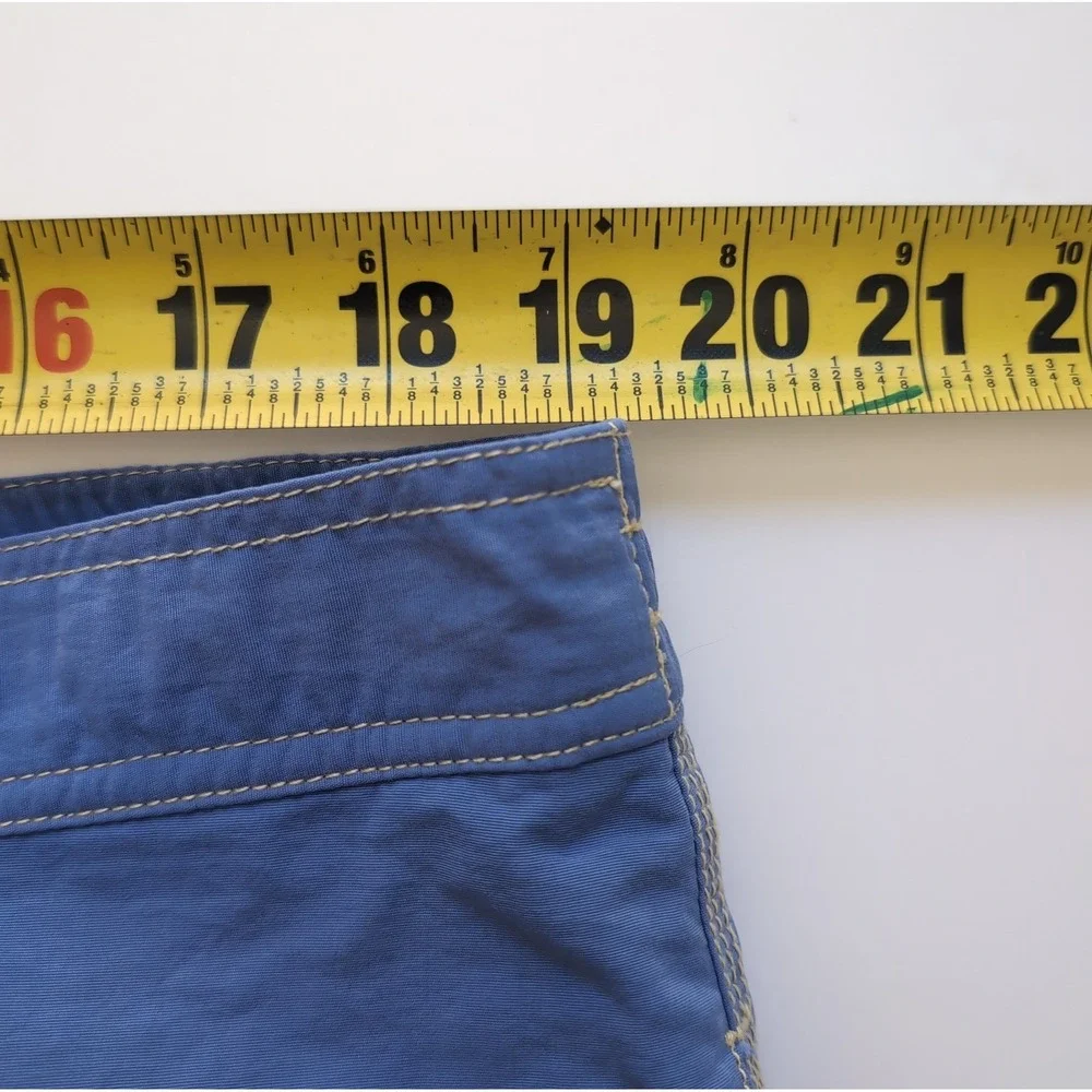 Vintage Polo Ralph Lauren Board Shorts Mens XL Blue Unlined Beach Casual Shorts